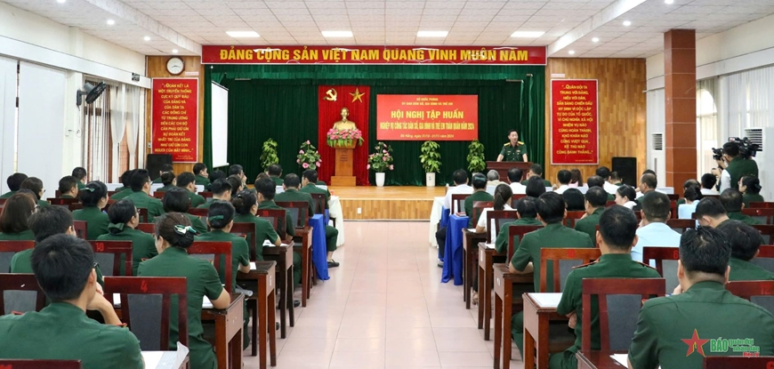 Bộ Quốc phòng: Tập huấn nghiệp vụ công tác dân số, gia đình và trẻ em toàn quân năm 2024