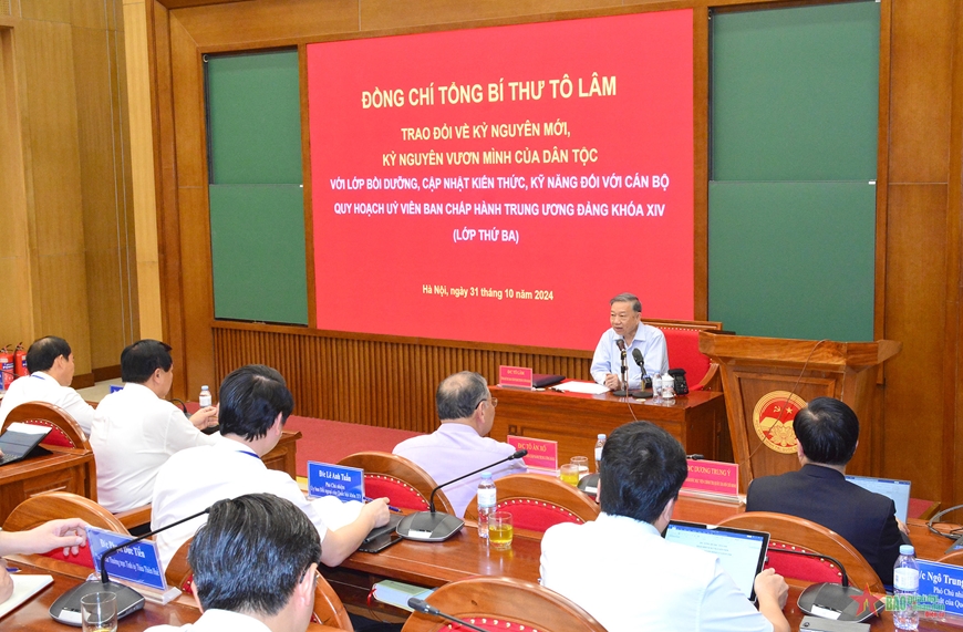 Tổng Bí thư Tô Lâm: Ý đảng hòa quyện với lòng dân trong khát vọng xây dựng đất nước phồn vinh, hạnh phúc