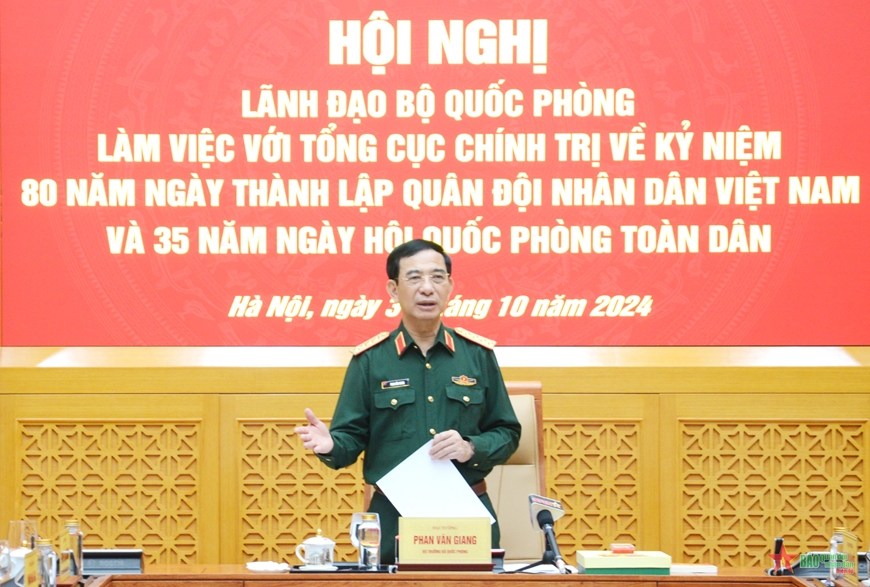 Đại tướng Phan Văn Giang: Công tác tổ chức các hoạt động kỷ niệm phải bảo đảm trang trọng, đúng tầm vóc, tạo ấn tượng mạnh mẽ