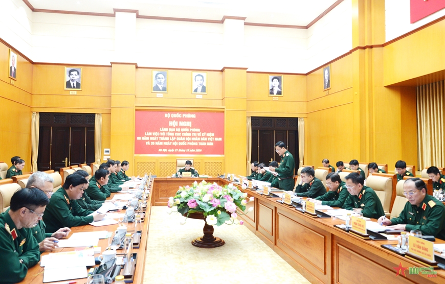 Đại tướng Phan Văn Giang: Công tác tổ chức các hoạt động kỷ niệm phải bảo đảm trang trọng, đúng tầm vóc, tạo ấn tượng mạnh mẽ