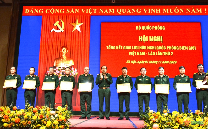 Hội nghị tổng kết Giao lưu hữu nghị quốc phòng biên giới Việt Nam-Lào lần thứ 2