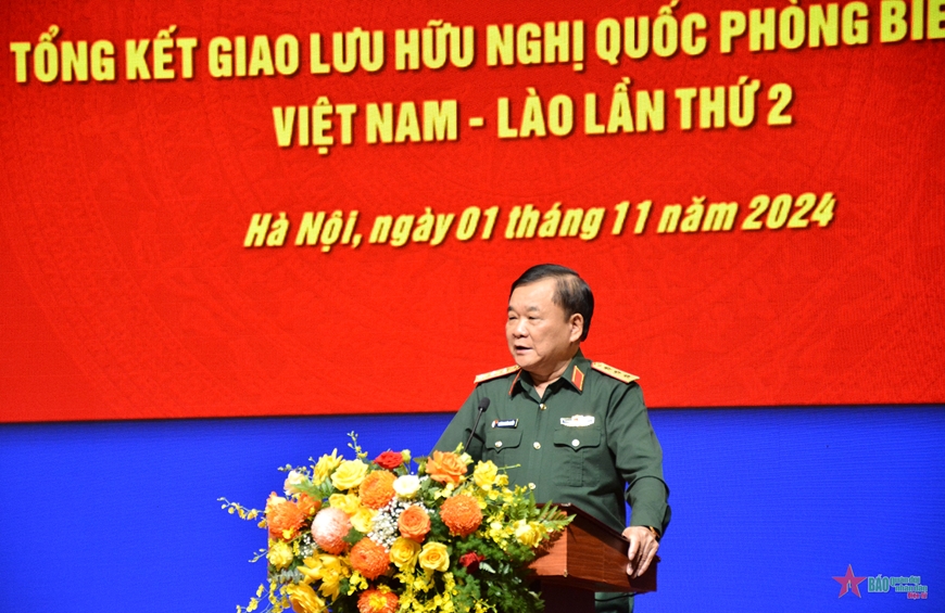 Hội nghị tổng kết Giao lưu hữu nghị quốc phòng biên giới Việt Nam-Lào lần thứ 2