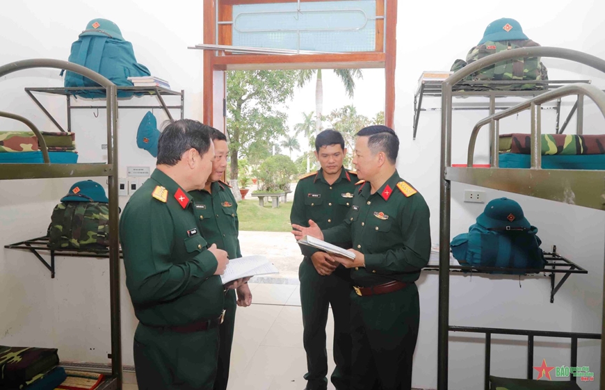 Tổng cục Chính trị kiểm tra kết quả hoạt động công tác Đảng, công tác chính trị tại Bình Định