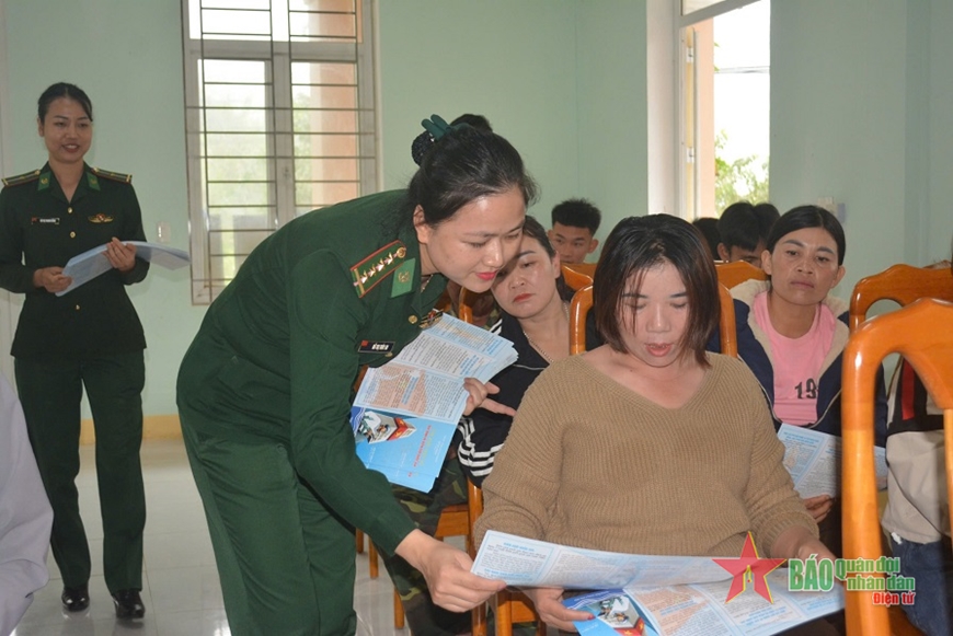 Bộ đội biên phòng Quảng Bình tăng cường công tác tuyên truyền, phổ biến, giáo dục pháp luật ở địa bàn biên giới