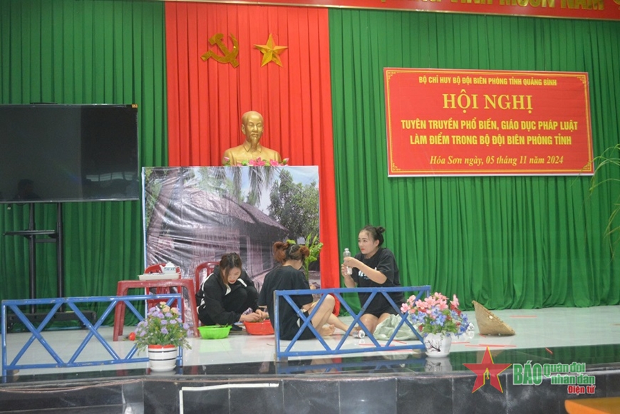 Bộ đội biên phòng Quảng Bình tăng cường công tác tuyên truyền, phổ biến, giáo dục pháp luật ở địa bàn biên giới