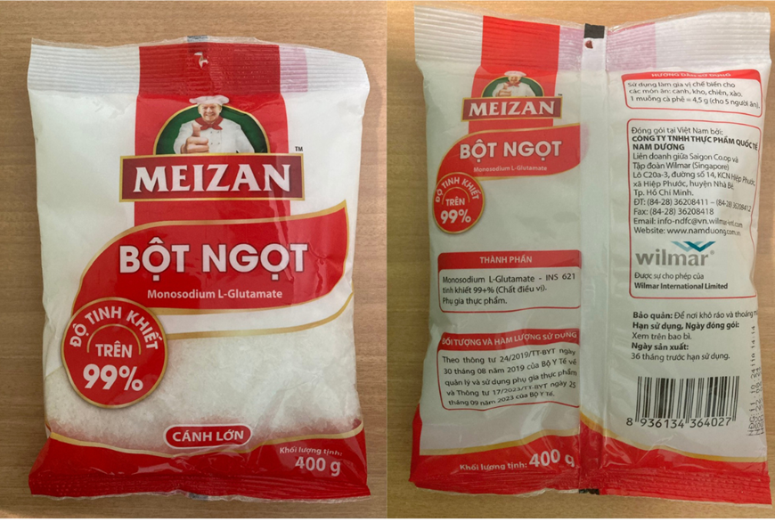 Tràn lan sản phẩm mì chính được đóng gói không minh bạch nguồn gốc, xuất xứ