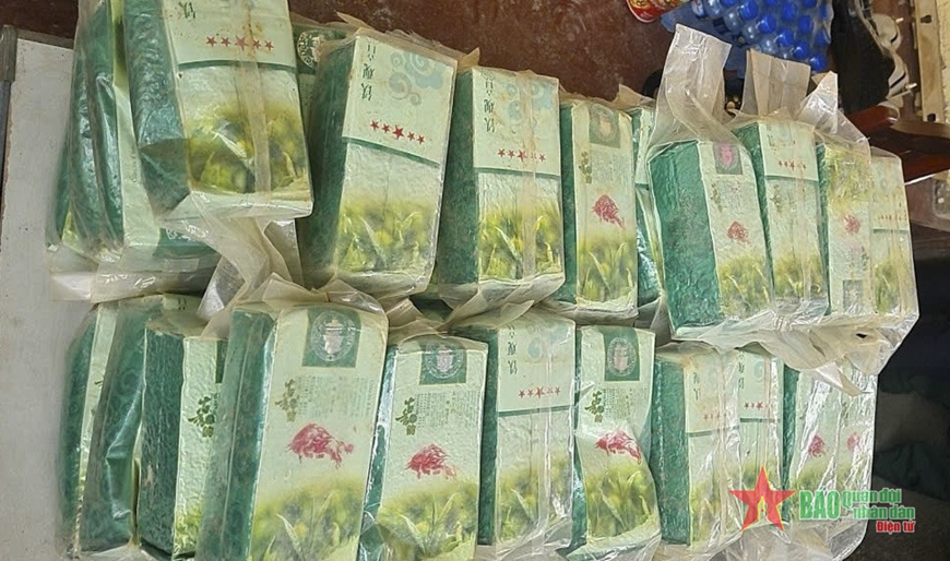 Bộ đội Biên phòng bắt giữ 5 đối tượng vận chuyển 70kg ketamine
