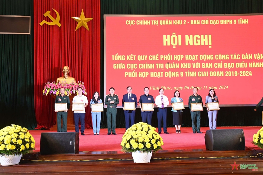 Cục Chính trị Quân khu 2 thực hiện tốt công tác phối hợp với Ban chỉ đạo 9 tỉnh Tây Bắc về công tác dân vận