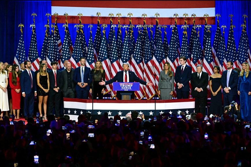 Truyền thông Mỹ đưa tin ông Donald Trump đắc cử Tổng thống Mỹ 2024