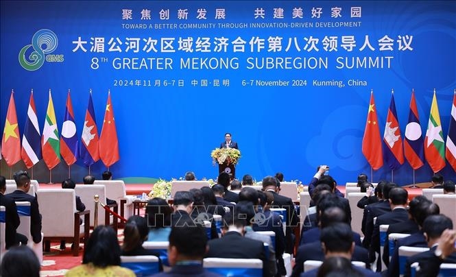 Thủ tướng Phạm Minh Chính đề xuất 3 nội hàm chính của hành lang kinh tế thế hệ mới tại Hội nghị GMS 8
