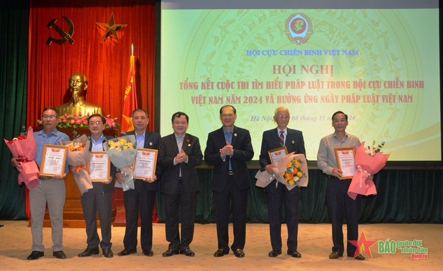 Hội Cựu chiến binh Việt Nam Tổng kết Cuộc thi tìm hiểu pháp luật năm 2024