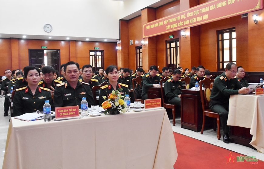 Cơ quan Tổng cục Chính trị hưởng ứng Ngày Pháp luật Việt Nam năm 2024
