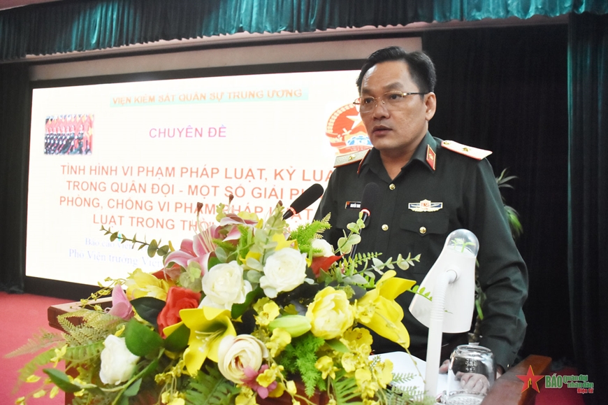Cơ quan Tổng cục Chính trị hưởng ứng Ngày Pháp luật Việt Nam năm 2024