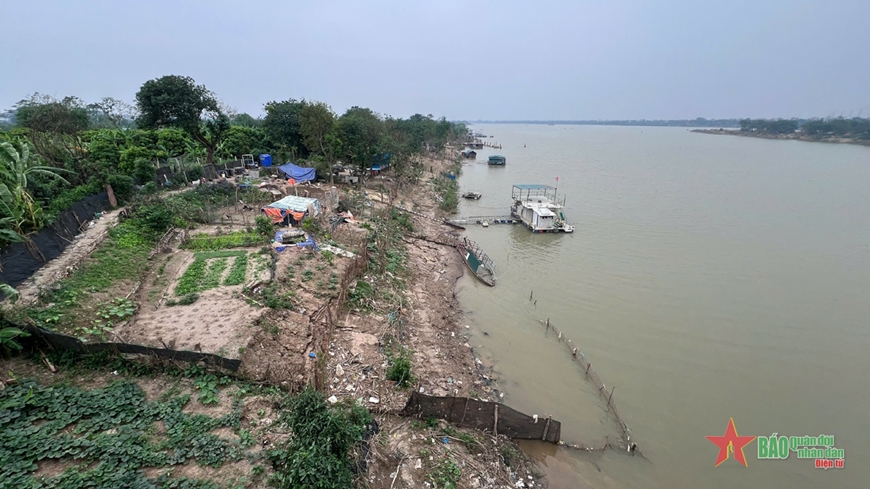 Khai thác hiệu quả không gian bãi giữa sông Hồng