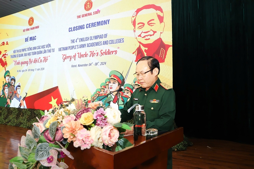 Bế mạc Hội thi Olympic tiếng Anh toàn quân lần thứ tư