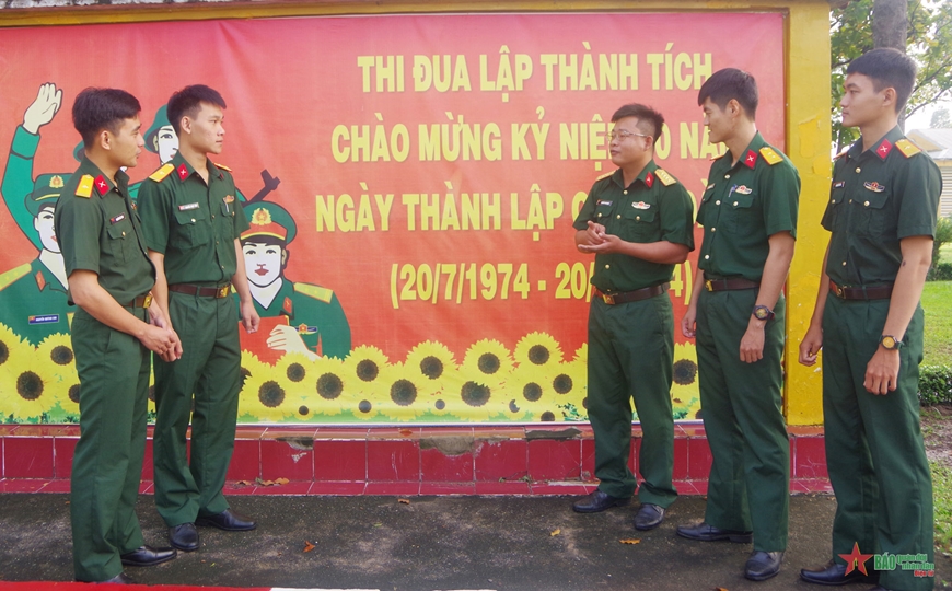 Tạo môi trường để sĩ quan trẻ cống hiến, trưởng thành