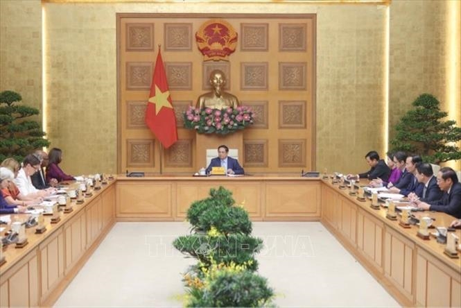 Thủ tướng Phạm Minh Chính tiếp Điều phối viên Thường trú và các Trưởng đại diện các tổ chức Liên hợp quốc tại Việt Nam