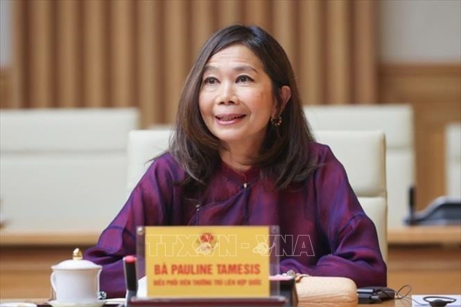Thủ tướng Phạm Minh Chính tiếp Điều phối viên Thường trú và các Trưởng đại diện các tổ chức Liên hợp quốc tại Việt Nam