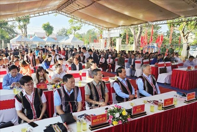 Phó thủ tướng Thường trực Nguyễn Hòa Bình dự Ngày hội Đại đoàn kết toàn dân tộc tại Gia Lai