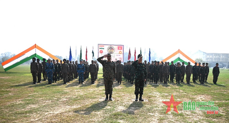 Việt Nam - Ấn Độ diễn tập song phương thực địa về gìn giữ hòa bình Liên hợp quốc năm 2024