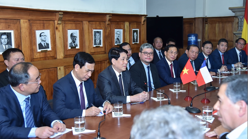 Hoạt động của Chủ tịch nước Lương Cường tại Chile