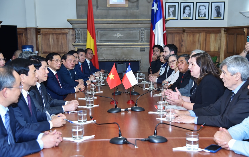 Hoạt động của Chủ tịch nước Lương Cường tại Chile