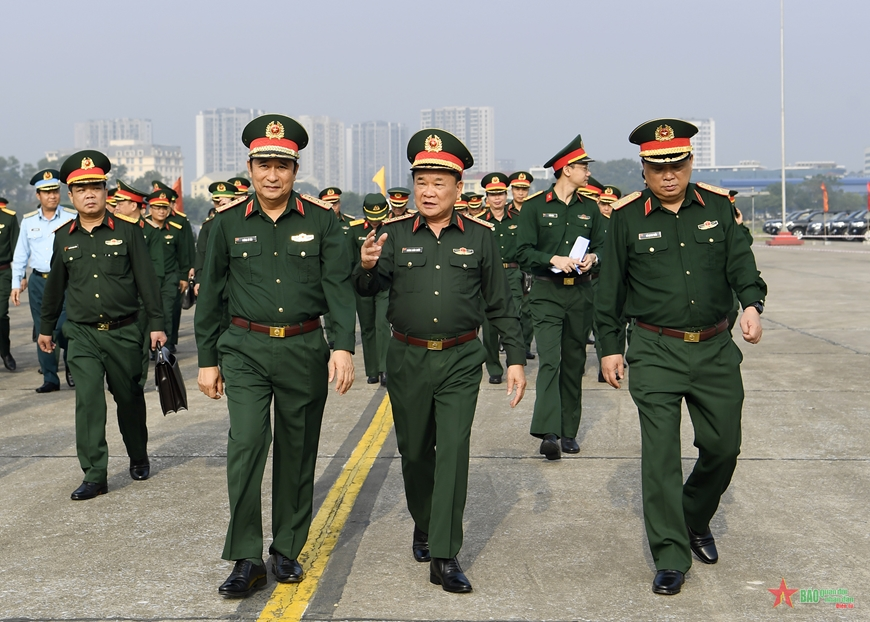 Kiểm tra công tác chuẩn bị tổ chức Triển lãm Quốc phòng Quốc tế Việt Nam 2024