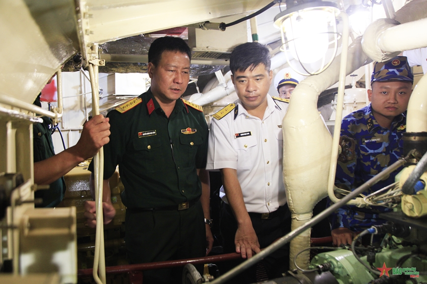 Kiểm tra công tác quản lý chất lượng vũ khí trang bị tại Lữ đoàn 162 (Vùng 4 Hải quân)