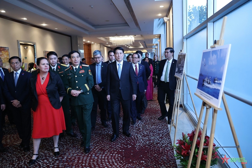 Kỷ niệm 80 năm Ngày thành lập QĐND Việt Nam và khai trương Văn phòng Tùy viên Quốc phòng Việt Nam tại Chile