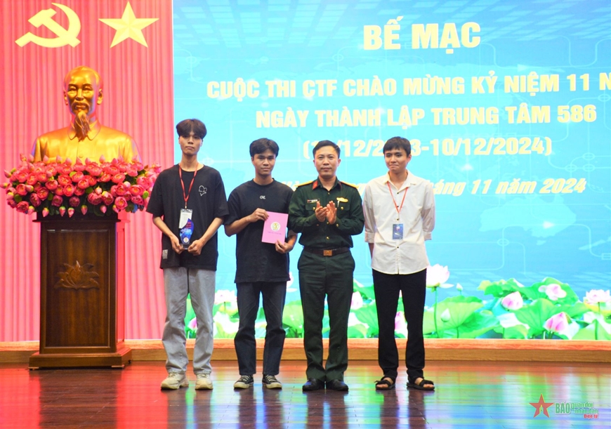 Trung tâm 586 tổ chức cuộc thi cướp cờ (CTF) về an toàn thông tin