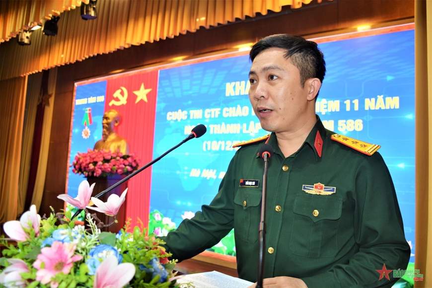 Trung tâm 586 tổ chức cuộc thi cướp cờ (CTF) về an toàn thông tin