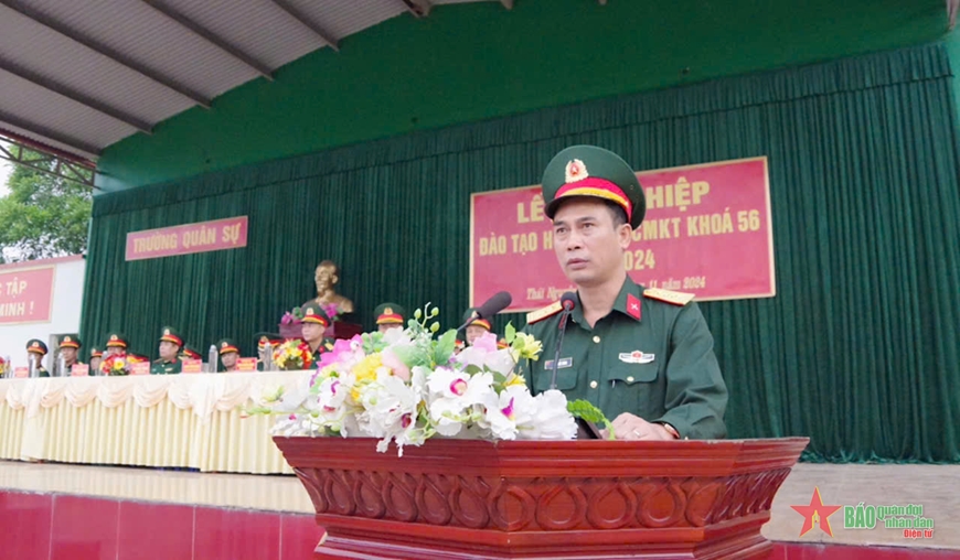 Hơn 1.200 học viên tốt nghiệp Trường Quân sự Quân khu 1