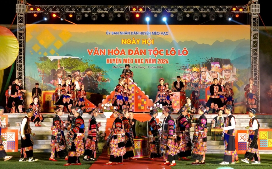 Hà Giang: Huyện Mèo Vạc khai mạc ngày hội văn hóa dân tộc Lô Lô