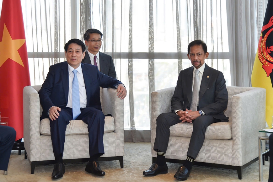 Chủ tịch nước hội kiến Quốc vương Brunei, Thị trưởng thành phố Lima, tiếp Liên minh doanh nghiệp Hoa Kỳ - APEC