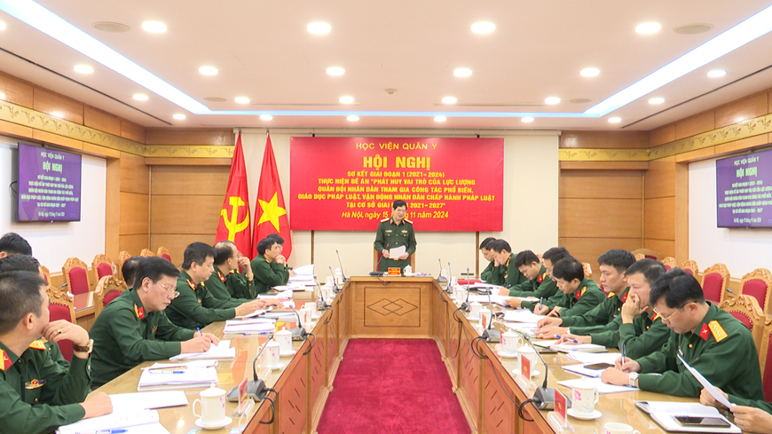 Học viện Quân y sơ kết giai đoạn 1 thực hiện Đề án 1371