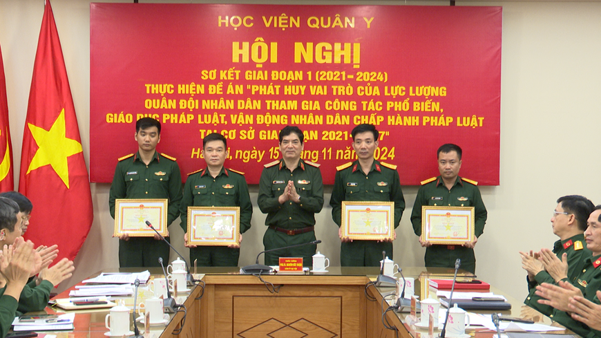 Học viện Quân y sơ kết giai đoạn 1 thực hiện Đề án 1371