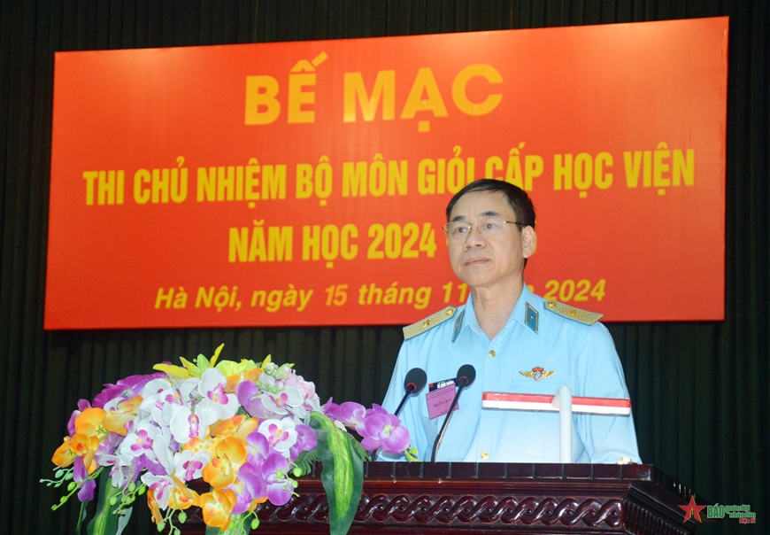 Học viện Phòng không - Không quân đánh giá chuyên môn, kỹ năng sư phạm của đội ngũ chủ nhiệm bộ môn