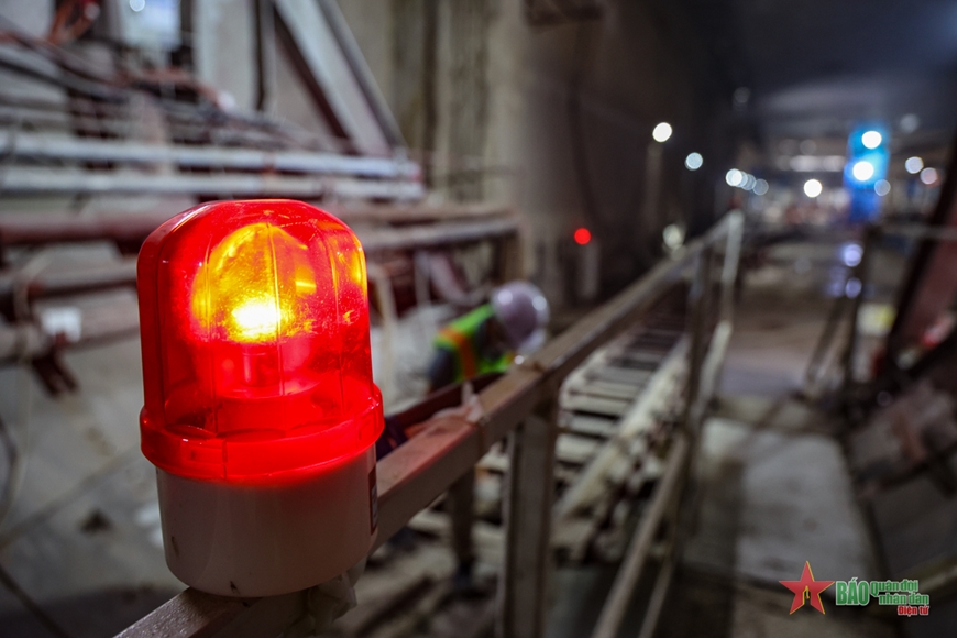 Cận cảnh robot TBM khoan hầm của dự án metro Nhổn-ga Hà Nội