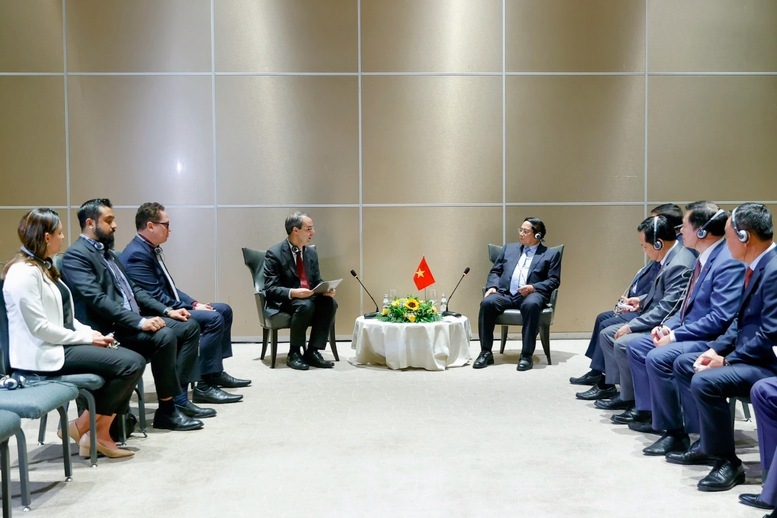 Thủ tướng Chính phủ Phạm Minh Chính làm việc với các tập đoàn kinh tế hàng đầu Brazil