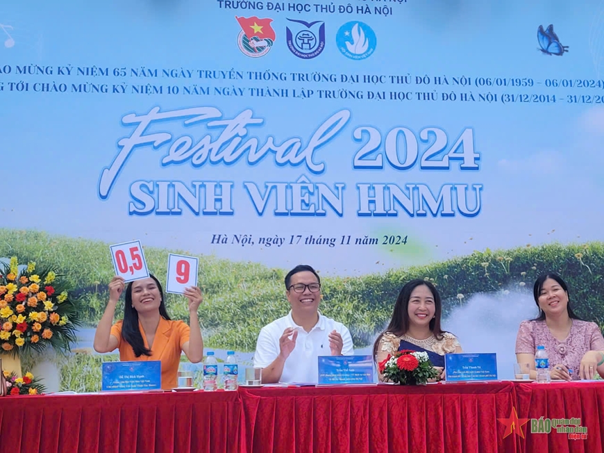 Ấn tượng festival 2024 Sinh viên Đại học Thủ đô Hà Nội