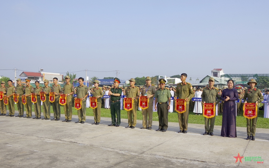Long An: Hơn 500 học sinh tham gia Hội thao Giáo dục quốc phòng - an ninh năm 2024