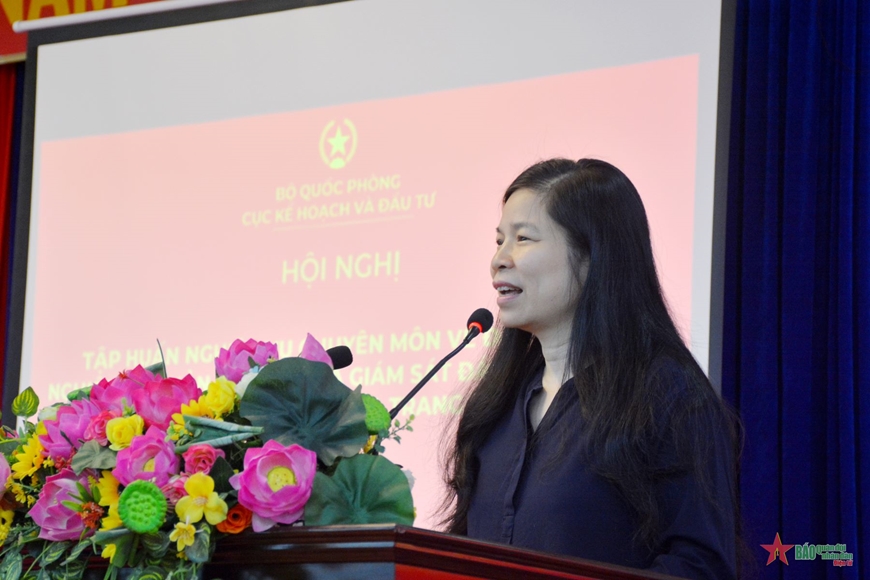 Hội nghị tập huấn nghiệp vụ đấu thầu và quản lý dự án, giám sát đánh giá đầu tư