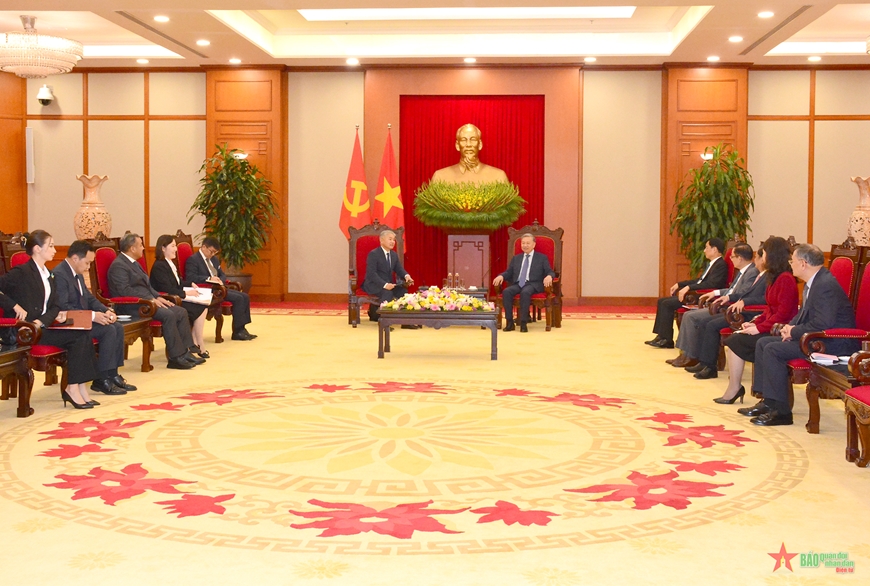 Tổng Bí thư Tô Lâm tiếp Bộ trưởng Lương thực, Nông nghiệp và Công nghiệp nhẹ Mông Cổ