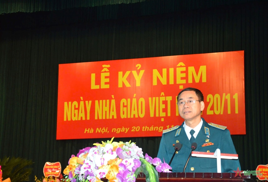 Học viện Phòng không - Không quân tổ chức Lễ kỷ niệm 42 năm Ngày Nhà giáo Việt Nam