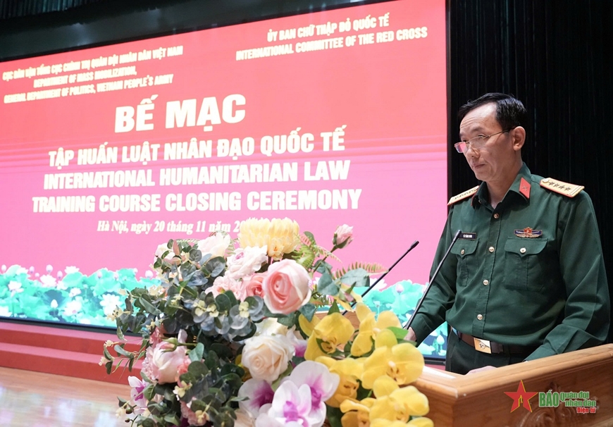 Bế mạc tập huấn Luật Nhân đạo quốc tế