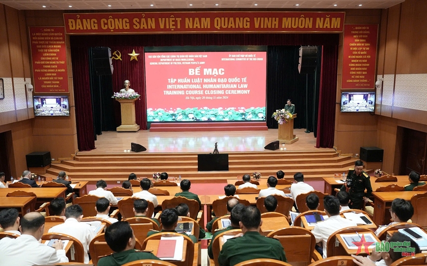 Bế mạc tập huấn Luật Nhân đạo quốc tế