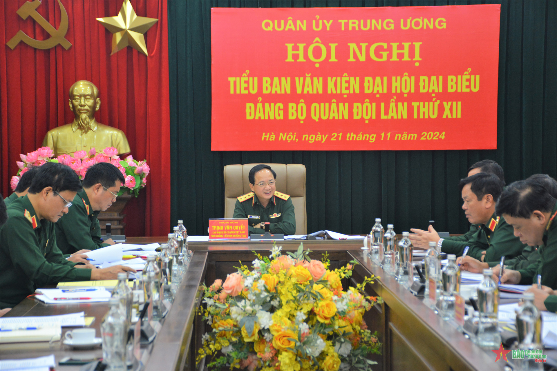 Chuẩn bị chu đáo dự thảo Văn kiện Đại hội đại biểu Đảng bộ Quân đội lần thứ XII