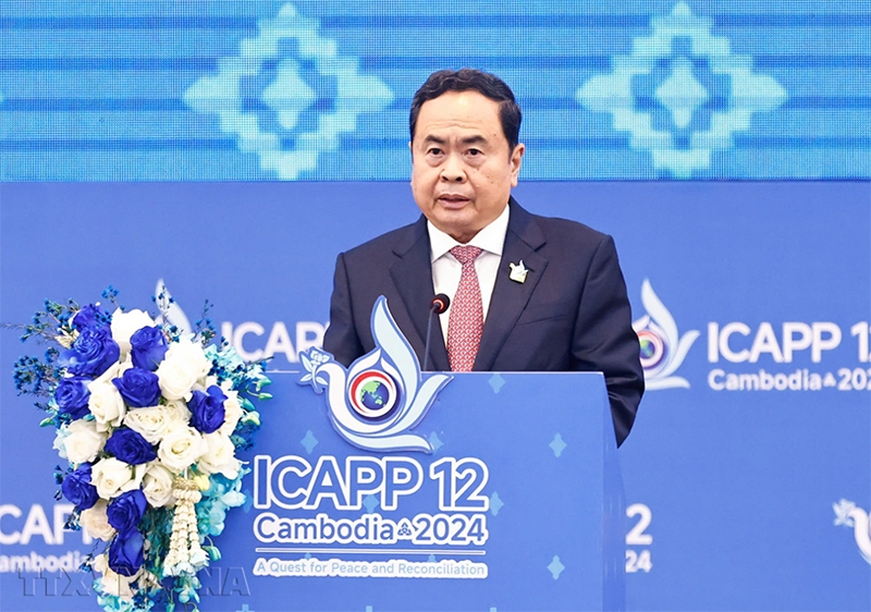 Chủ tịch Quốc hội Trần Thanh Mẫn dự và phát biểu tại Hội nghị toàn thể lần thứ 12 Hội nghị quốc tế các đảng chính trị châu Á