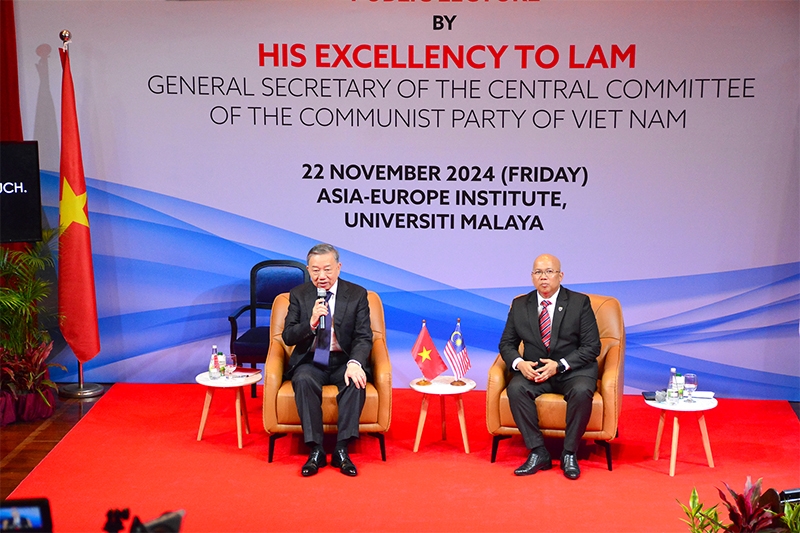 Tổng Bí thư Tô Lâm thăm Đại học Malaya và Trung tâm dữ liệu Quốc gia Malaysia