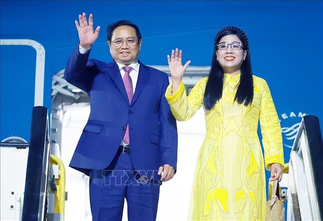 Thủ tướng Chính phủ Phạm Minh Chính tiếp Tổng Bí thư Đảng Cách mạng Hiện đại cầm quyền Dominica